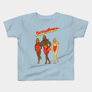 sasquatch lifeguard team parody Kids T-Shirt